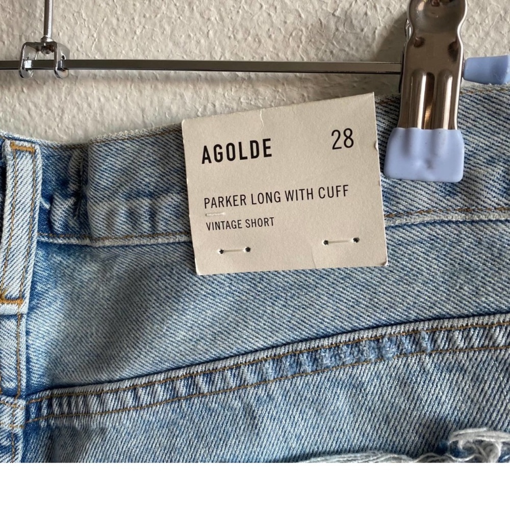 AGOLDE 28 Parker Long Cuff Vintage Denim